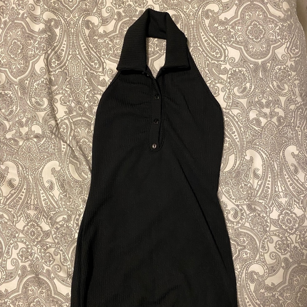 Black Collared Minidress - Brand New 🖤